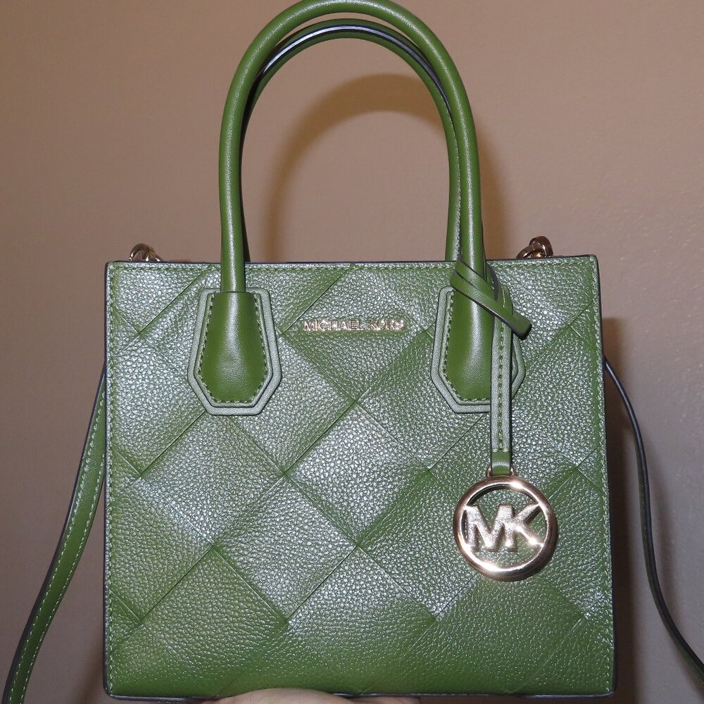 Michael Kors Green Crossbody Purse Bag